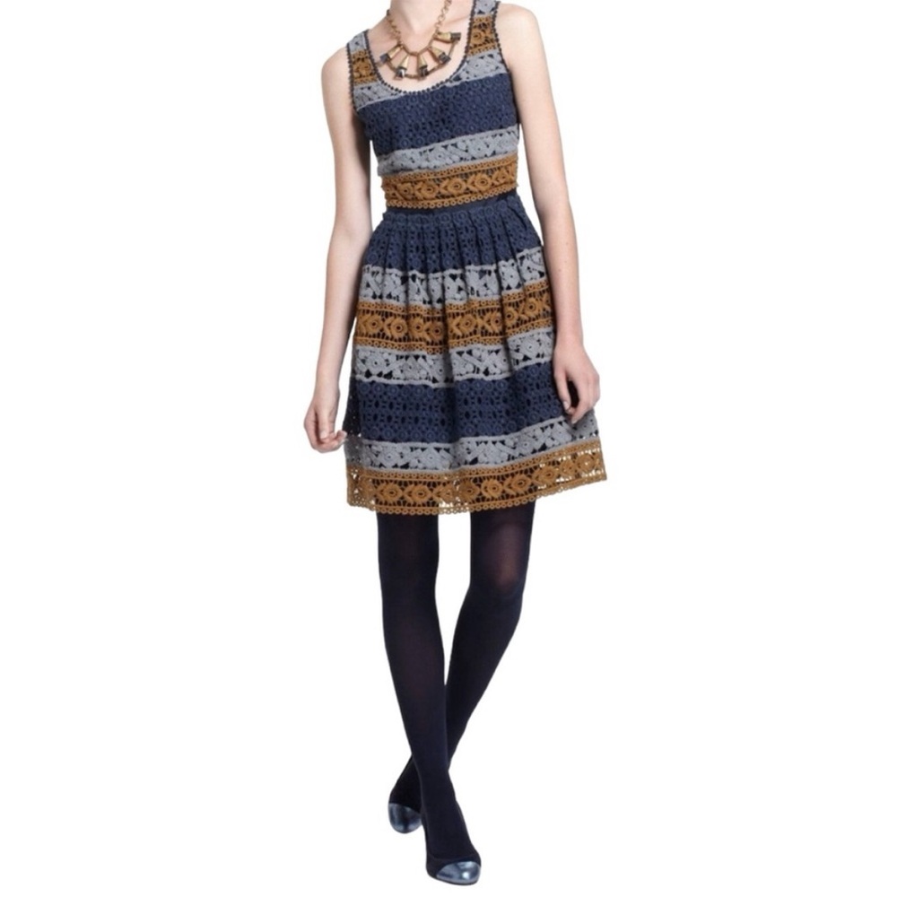 Anthro Maeve lace dress size 12